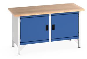 Bott Bench1500Wx750Dx840mmH - 2 Cupboards & MPX Top 1500mm Wide Storage Benches 41002022.11v Gentian Blue (RAL5010) 41002022.24v Crimson Red (RAL3004) 41002022.19v Dark Grey (RAL7016) 41002022.16v Light Grey (RAL7035) 41002022.RAL Bespoke colour £ extra will be quoted